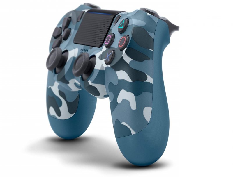 PS4 - DualShock 4 Controller Blue Camouflage v2 - obrázek č. 1