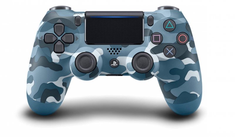 PS4 - DualShock 4 Controller Blue Camouflage v2 - obrázek produktu