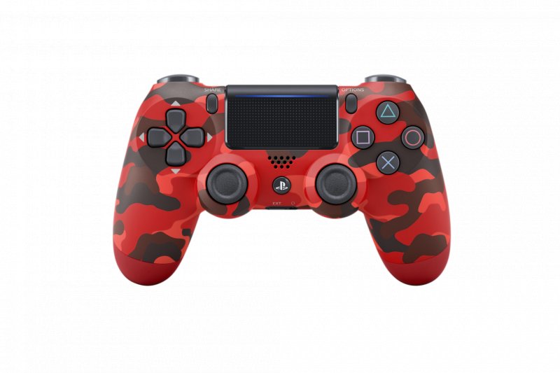 PS4 - DualShock 4 Controller Red Camouflage 16.9. - obrázek produktu
