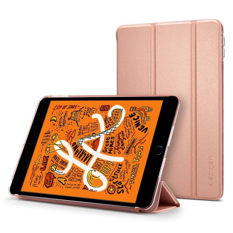 Ochranné pouzdro Spigen Smart Fold Case pro Apple iPad mini 5 2019 zlatorůžové - obrázek produktu
