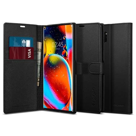 Ochranné pouzdro s funkcí stojánku Spigen Wallet S pro Samsung Galaxy Note10+ černé - obrázek produktu