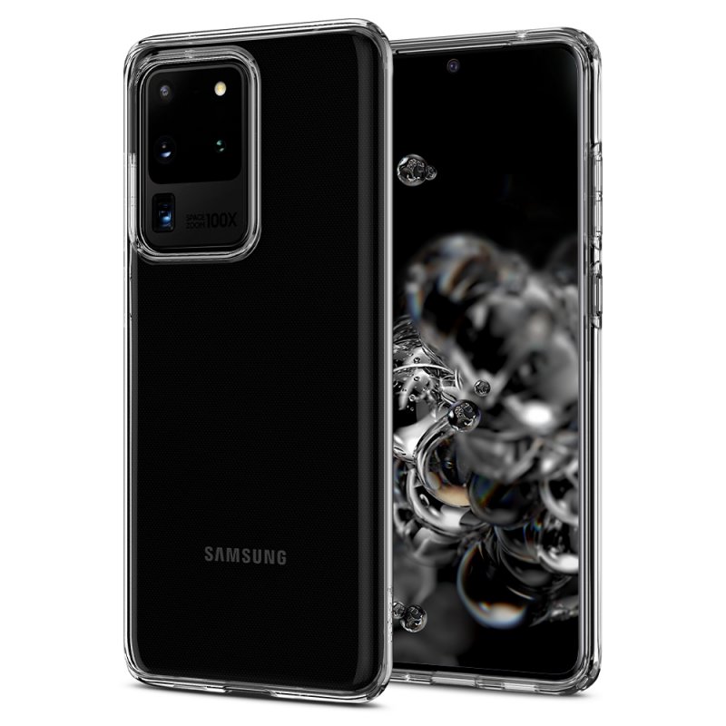 Ochranný kryt Spigen Liquid Crystal pro Samsung Galaxy S20 ultra transparentní - obrázek produktu