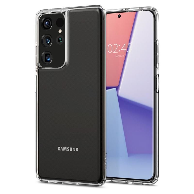 Ochranný kryt Spigen Liquid Crystal pro Samsung Galaxy S21 ultra transparentní - obrázek produktu