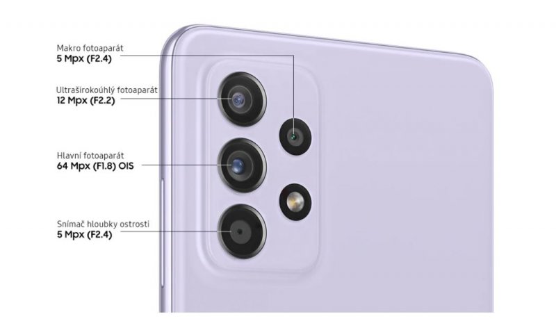 Samsung Galaxy A52/ 6GB/ 128GB/ Purple - obrázek č. 2