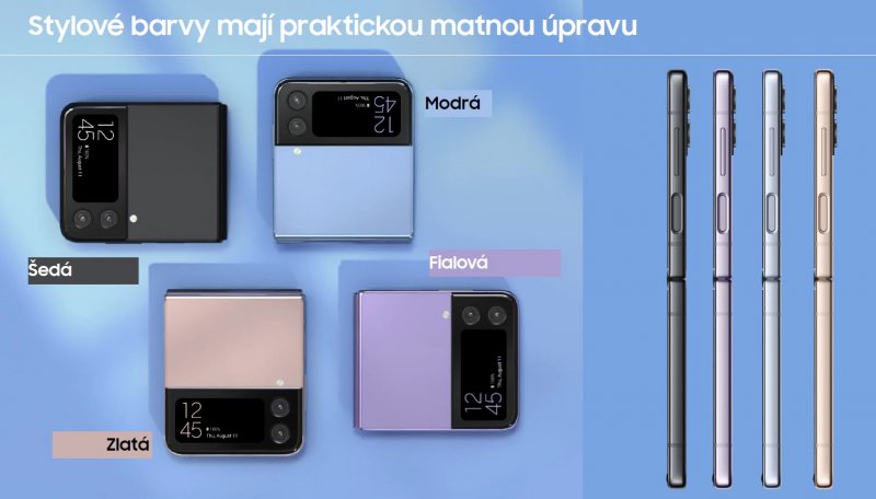 Samsung Galaxy Z Flip 4 / 8GB / 128GB / Šedá - obrázek č. 3