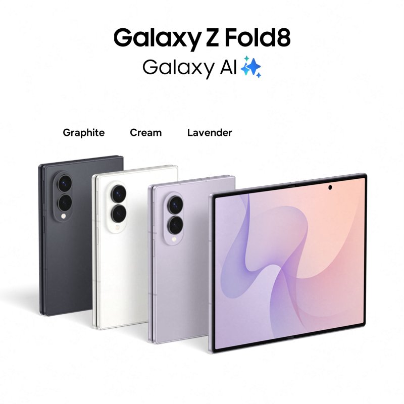 Samsung Galaxy Z Fold 8 / 12GB / 256GB / Graphite - obrázek č. 2