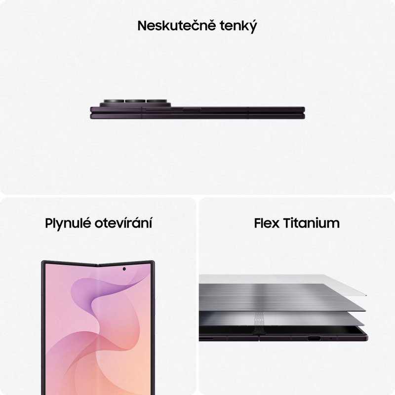 Samsung Galaxy Z Fold 8 Ultra / 16GB / 1TB / Graphite - obrázek č. 3
