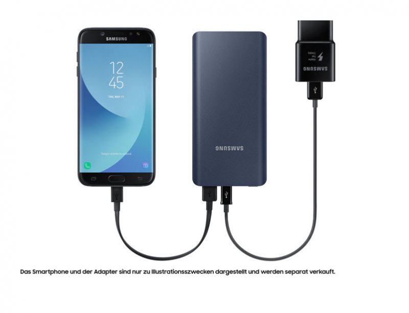 Samsung externí záložní baterie 10000 mAh, modrá - obrázek č. 4