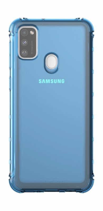 Samsung Poloprůhledný kryt pro Galaxy M21 Modrý - obrázek produktu