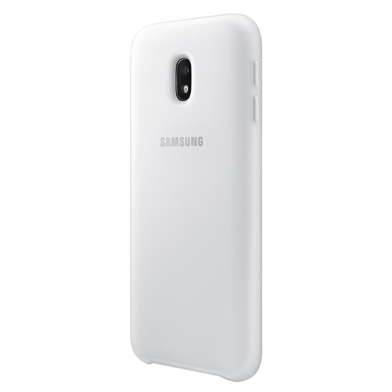 Samsung Dual Layer Cover J3 2017,  White - obrázek č. 1