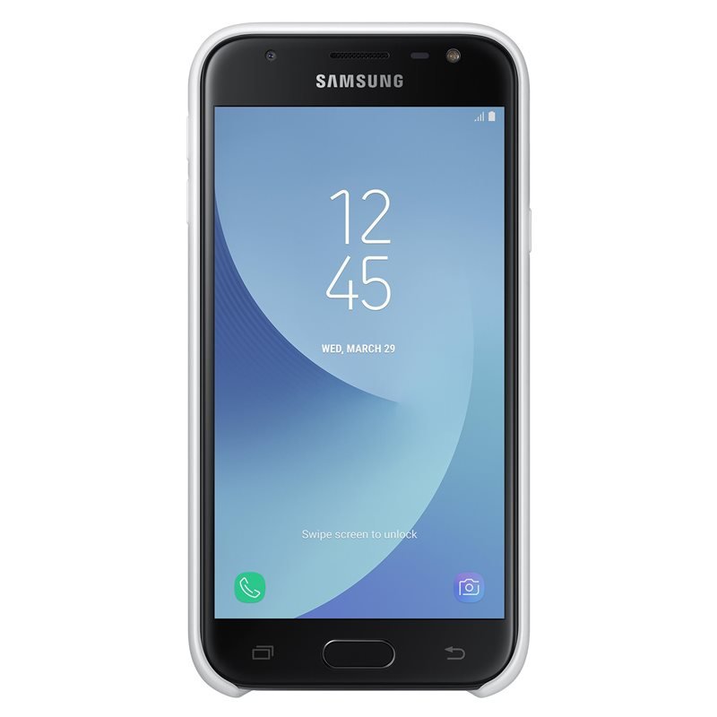 Samsung Dual Layer Cover J3 2017,  White - obrázek č. 2