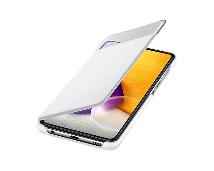 Samsung Flipové pouzdro S View A72 White - obrázek č. 3