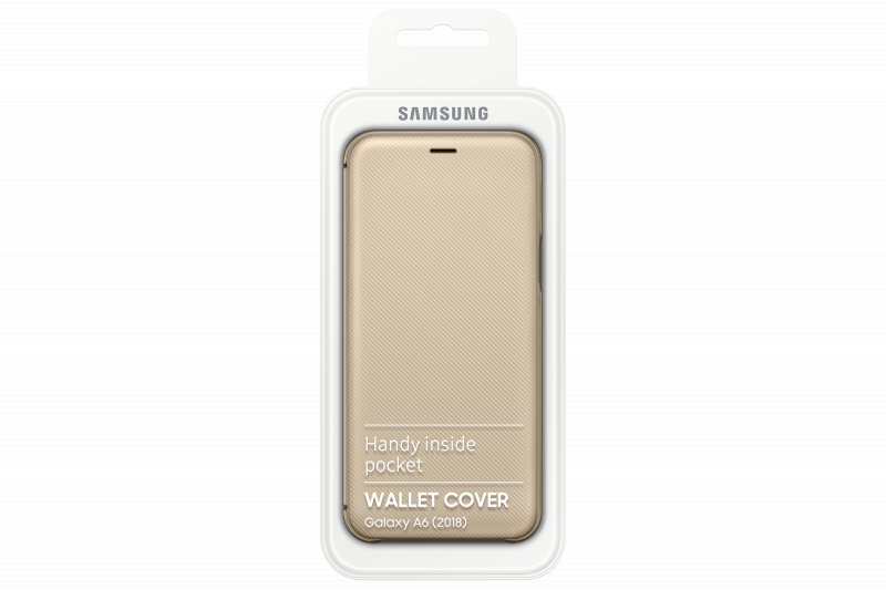 Samsung Flipové pouzdro pro A6 Gold - obrázek č. 6