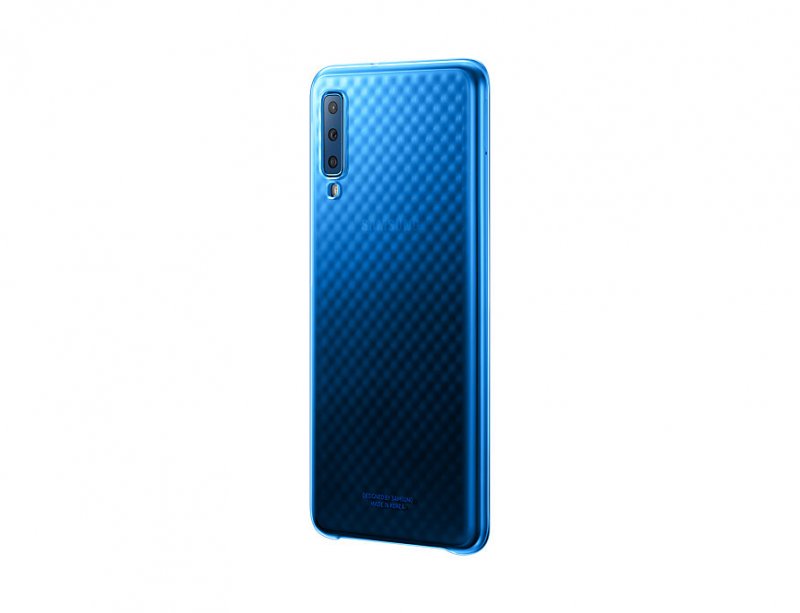 Samsung Gradation kryt pro Galaxy A7 2018 Blue - obrázek č. 1