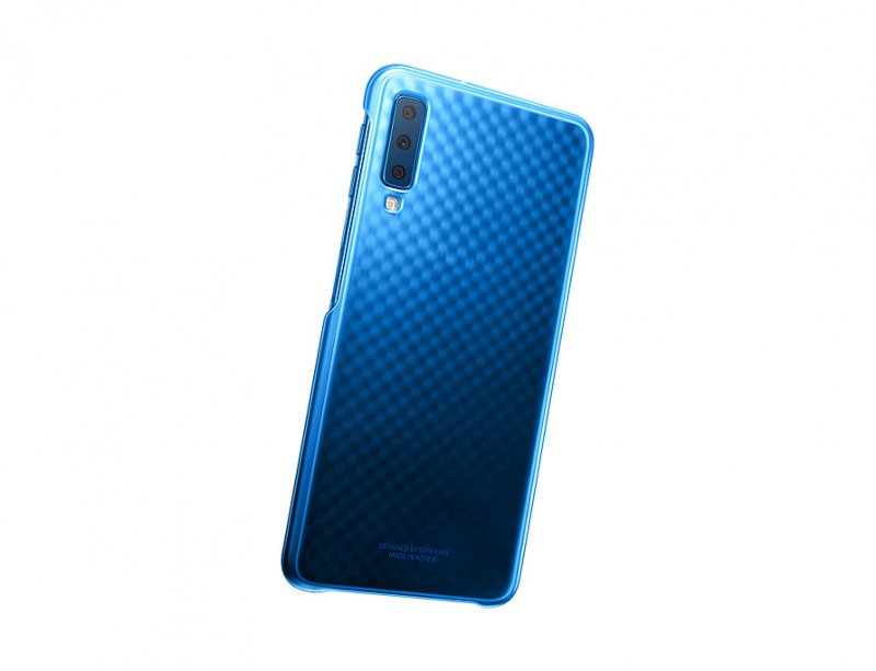 Samsung Gradation kryt pro Galaxy A7 2018 Blue - obrázek č. 3
