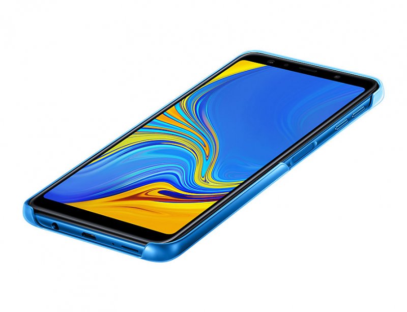 Samsung Gradation kryt pro Galaxy A7 2018 Blue - obrázek č. 2