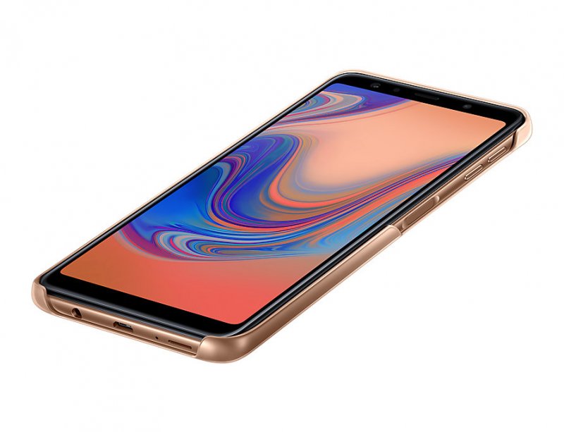 Samsung Gradation kryt pro Galaxy A7 2018 Gold - obrázek č. 2