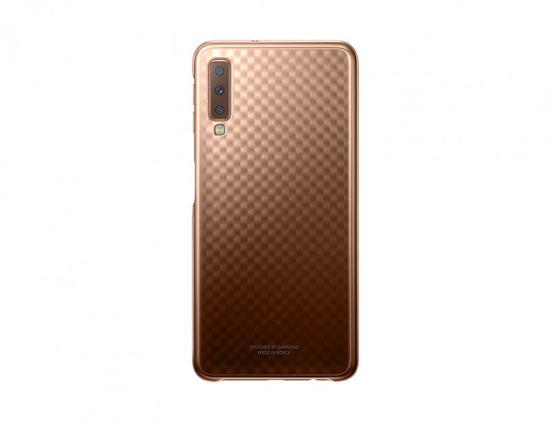 Samsung Gradation kryt pro Galaxy A7 2018 Gold - obrázek produktu