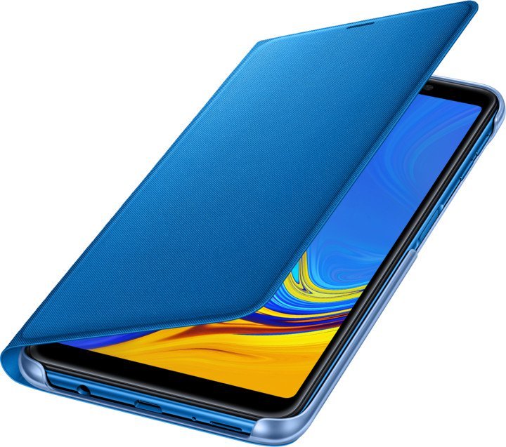 Samsung Flipový kryt pro Galaxy A7 2018 Blue - obrázek č. 3
