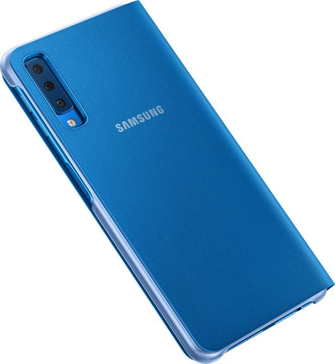 Samsung Flipový kryt pro Galaxy A7 2018 Blue - obrázek č. 4