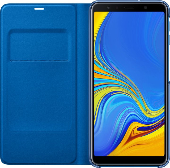 Samsung Flipový kryt pro Galaxy A7 2018 Blue - obrázek č. 2