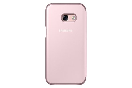 Samsung Flipové neonové pouzdro pro A3 2017 Pink - obrázek č. 1