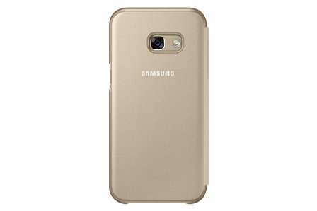 Samsung Flipové neonové pouzdro pro A3 2017 Gold - obrázek č. 1