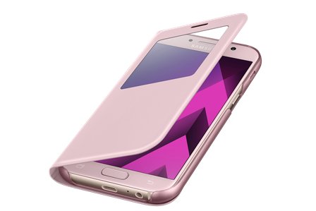 Samsung Flipové pouzdro S View pro A5 2017 Pink - obrázek č. 3
