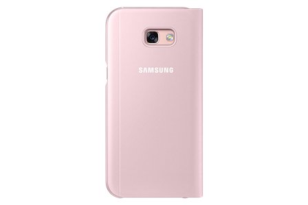 Samsung Flipové pouzdro S View pro A5 2017 Pink - obrázek č. 1