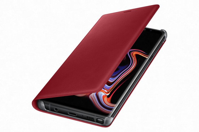 Samsung Kožené flipové pouzdro pro Note 9 Red - obrázek č. 3