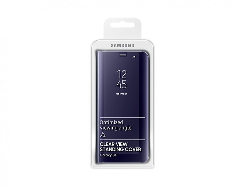 Samsung Clear View Cover pro S8+ (G955) Violet - obrázek č. 5