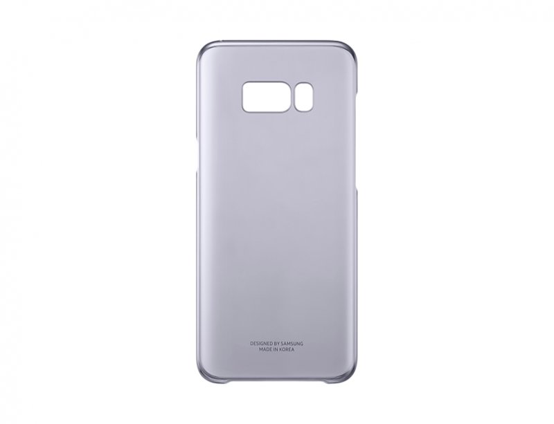 Samsung Clear Cover pro S8+ (G955) Violet - obrázek č. 1