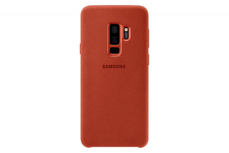 Samsung Zadní kryt - kůže Alcantara pro S9+ Red - obrázek č. 1