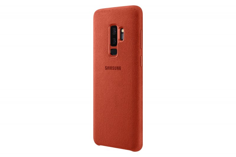 Samsung Zadní kryt - kůže Alcantara pro S9+ Red - obrázek č. 2