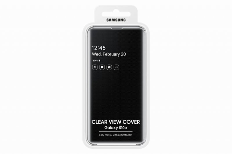Samsung Clear View Cover S10e Black - obrázek č. 4