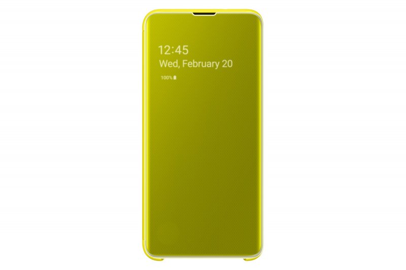 Samsung Clear View Cover S10e Yellow - obrázek č. 2