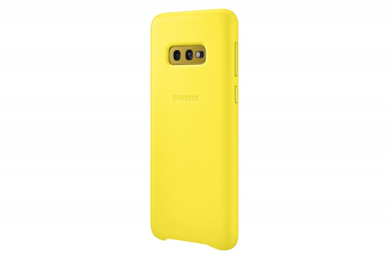 Samsung Leather Cover S10e Yellow - obrázek č. 2