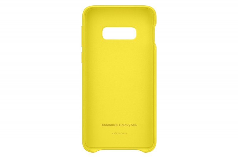 Samsung Leather Cover S10e Yellow - obrázek č. 3