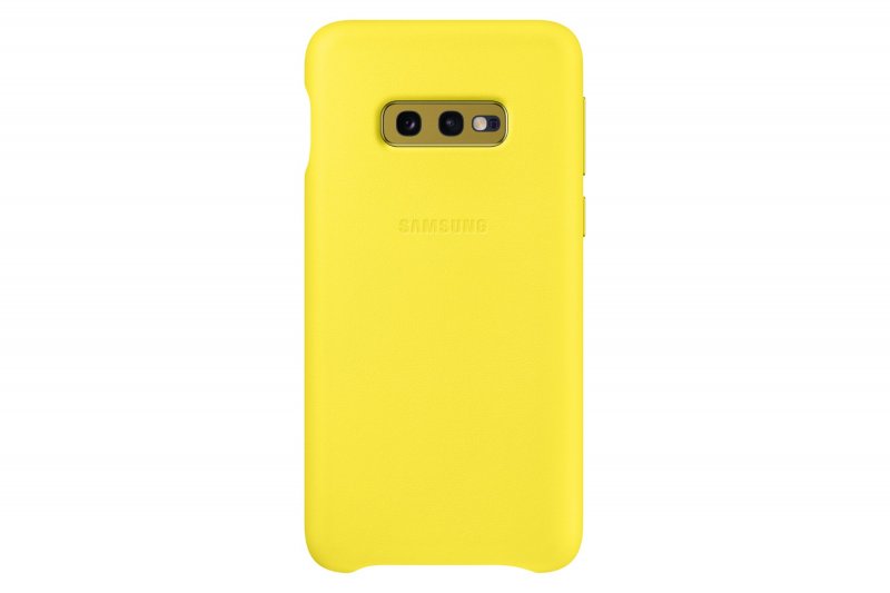 Samsung Leather Cover S10e Yellow - obrázek č. 1