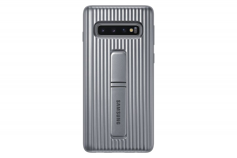 Samsung Protective Standing Cover S10 Silver - obrázek č. 1