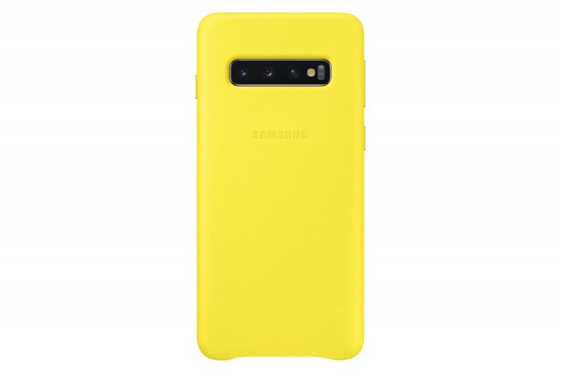 Samsung Leather Cover S10 Yellow - obrázek produktu