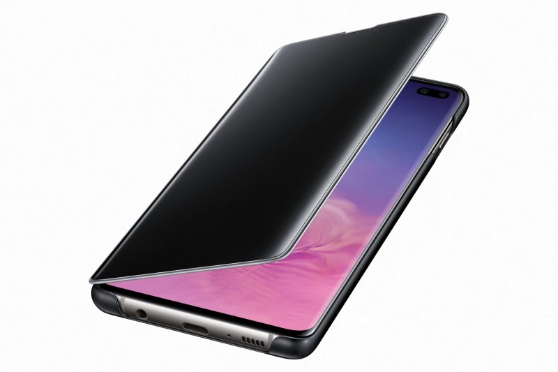 Samsung Clear View Cover S10+ Black - obrázek č. 1