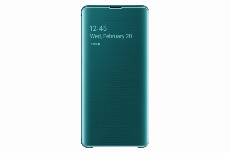 Samsung Clear View Cover S10+ Green - obrázek č. 2