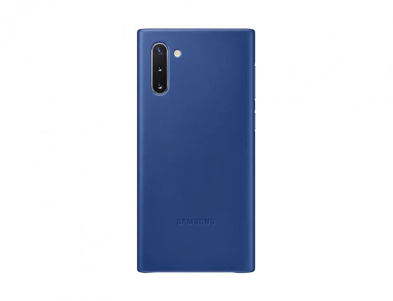 Samsung Kožený zadní kryt pro Galaxy Note10 Blue - obrázek produktu