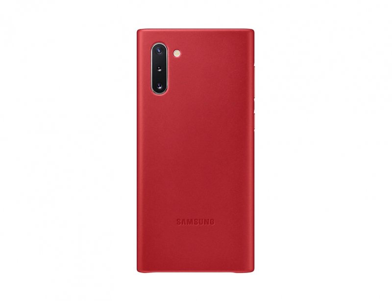 Samsung Kožený zadní kryt pro Galaxy Note10 Red - obrázek produktu