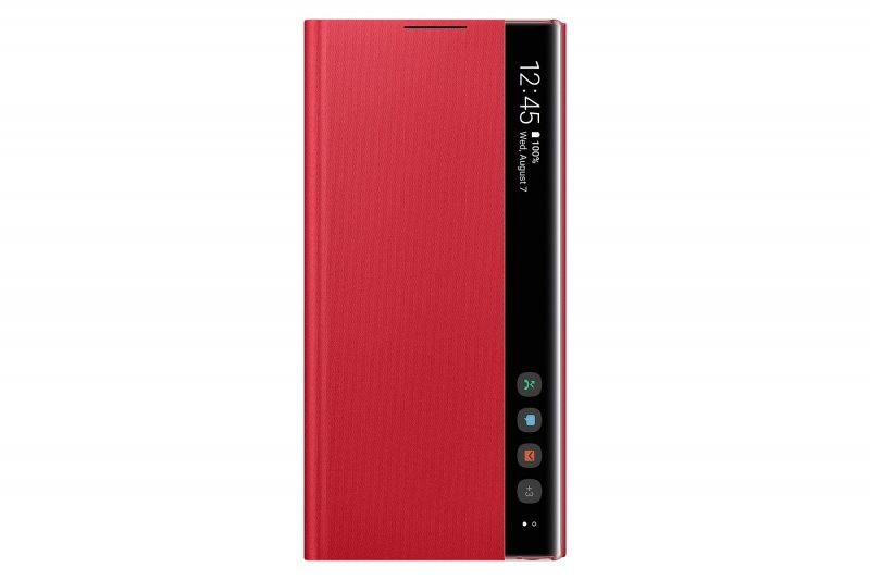 Samsung Clear View Cover pro Galaxy Note10 Red - obrázek produktu