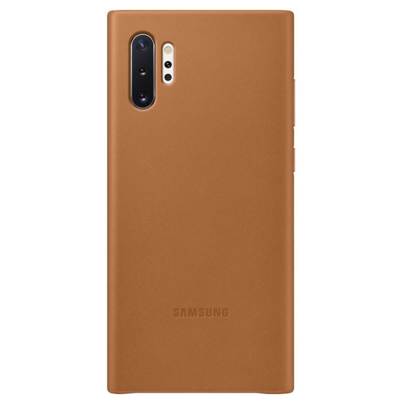 Samsung Kožený zadní kryt pro Galaxy Note10+ Camel - obrázek produktu