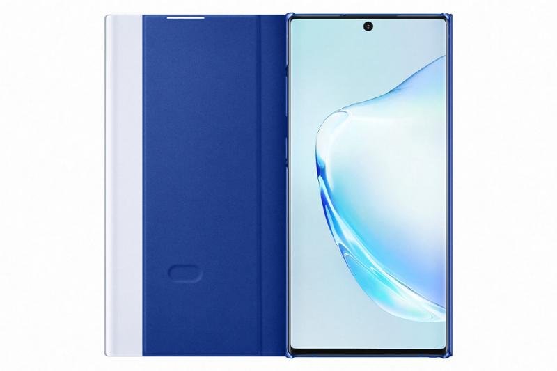 Samsung Clear View Cover pro Galaxy Note10+ Blue - obrázek č. 1