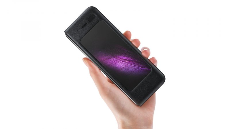 Samsung Kožený kryt pro Galaxy Fold Black - obrázek č. 3