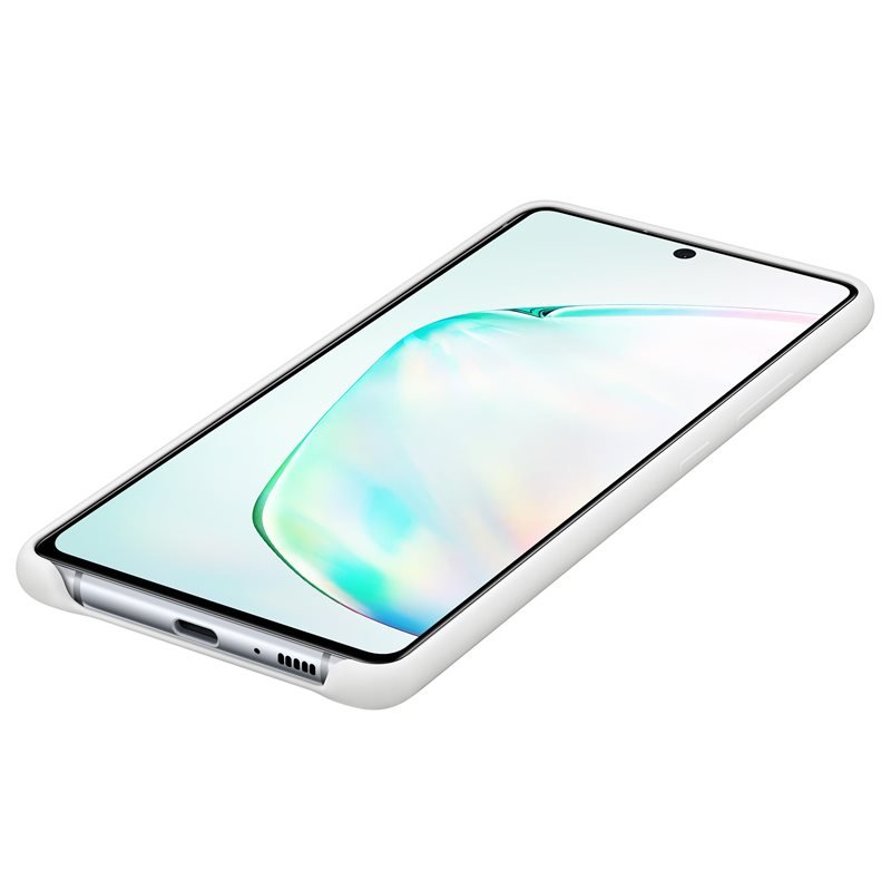 Samsung Silikonový kryt pro Galaxy S10 Lite White - obrázek č. 3